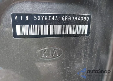 2011 Kia Sorento Lx z USA, uszkodzony, nr VIN 5XYKT4A16BG094090